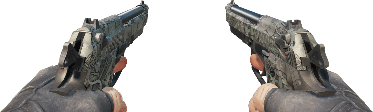 Preview image 3 of Dual Berettas | Soygun (Az Aşınmış)