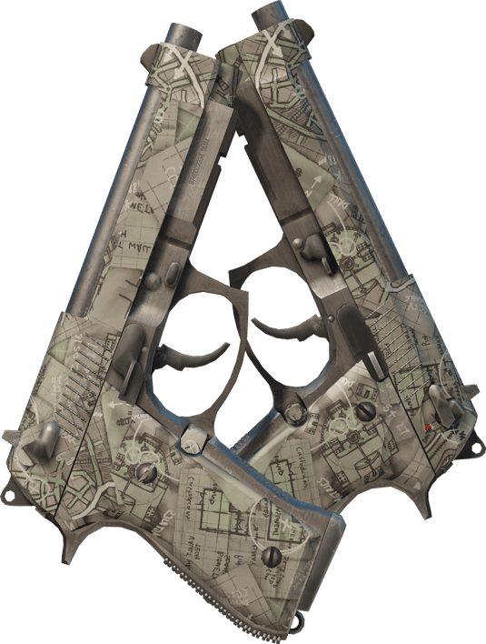 Preview image 1 of Dual Berettas | Soygun (Az Aşınmış)