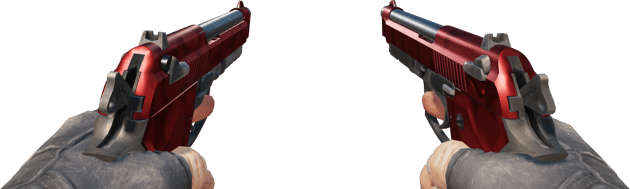 Preview image 3 of Dual Berettas | Hemoglobin (มีรอยถลอกเล็กน้อย)