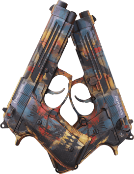 Preview image 2 of Dual Berettas | Hideout (Factory New)