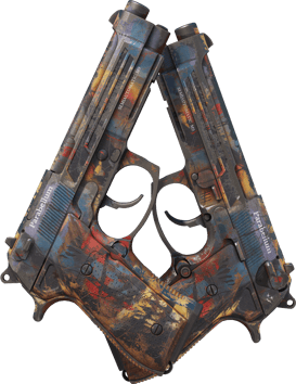 Preview image 2 of Dual Berettas | Guarida (Bastante desgastado)