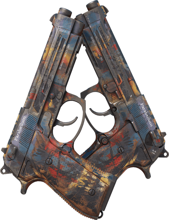 Preview image 1 of Dual Berettas | Planque (Usée)