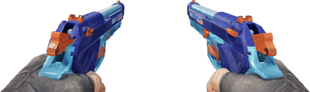 Preview image 3 of Dual Berettas | Hydro Strike (Battle-Scarred)