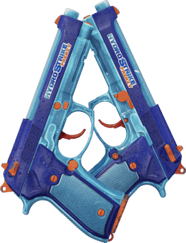 Dual Berettas | Hydro Strike (Well-Worn)