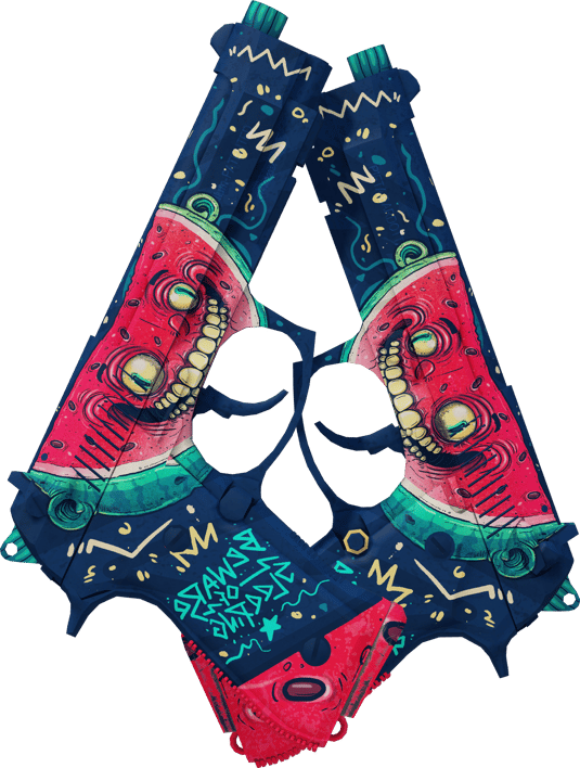 Preview image 2 of Dual Berettas | Melondrama (Com Pouco Uso)