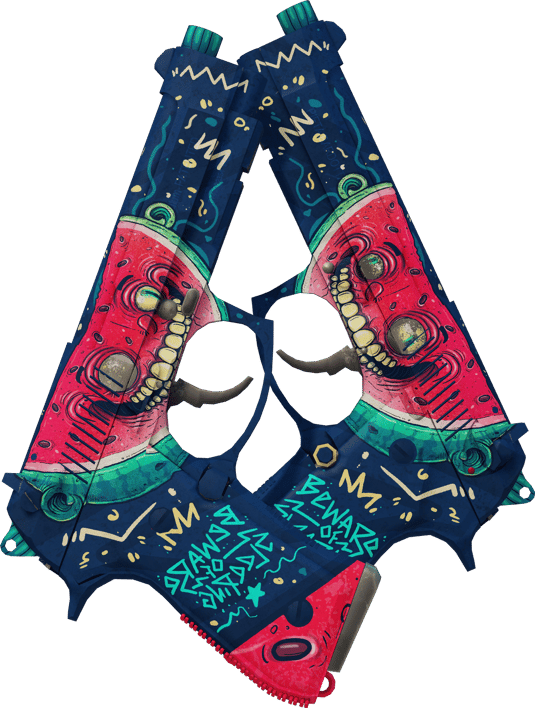 Preview image 1 of Dual Berettas | Melondrama (มีรอยถลอกอย่างมาก)