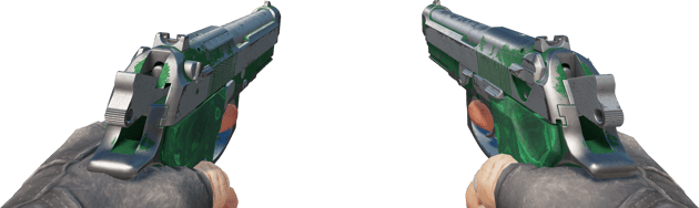 Preview image 3 of Dual Berettas | Polished Malachite (Segnato dalle battaglie)