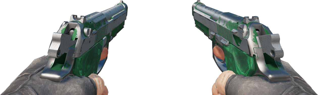 Preview image 3 of Dual Berettas | Polished Malachite (Gasto)