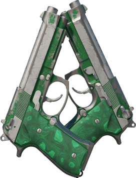 Dual Berettas | Polished Malachite (Segnato dalle battaglie)