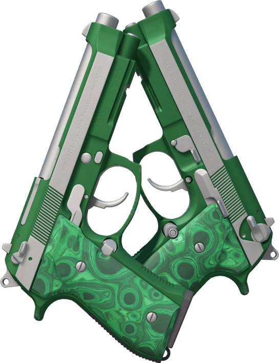 Preview image 1 of Dual Berettas | 빛나는 공작석 (막 출고된)