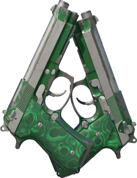 Preview image 2 of Dual Berettas | Cilalı Malahit (Eskimiş)