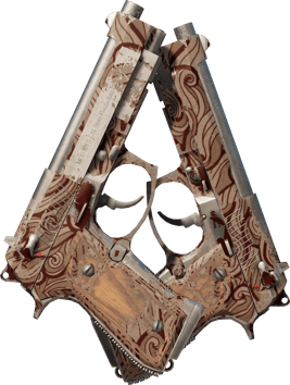 Preview image 2 of Dual Berettas | Pyre (Battle-Scarred)