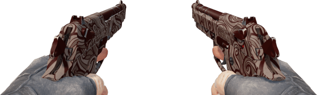 Preview image 3 of Dual Berettas | 熊熊烈焰 (久经沙场)