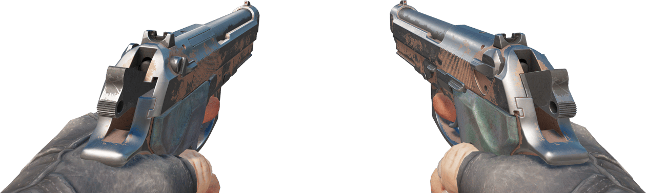 Preview image 3 of Dual Berettas | Rose Nacre (Battle-Scarred)