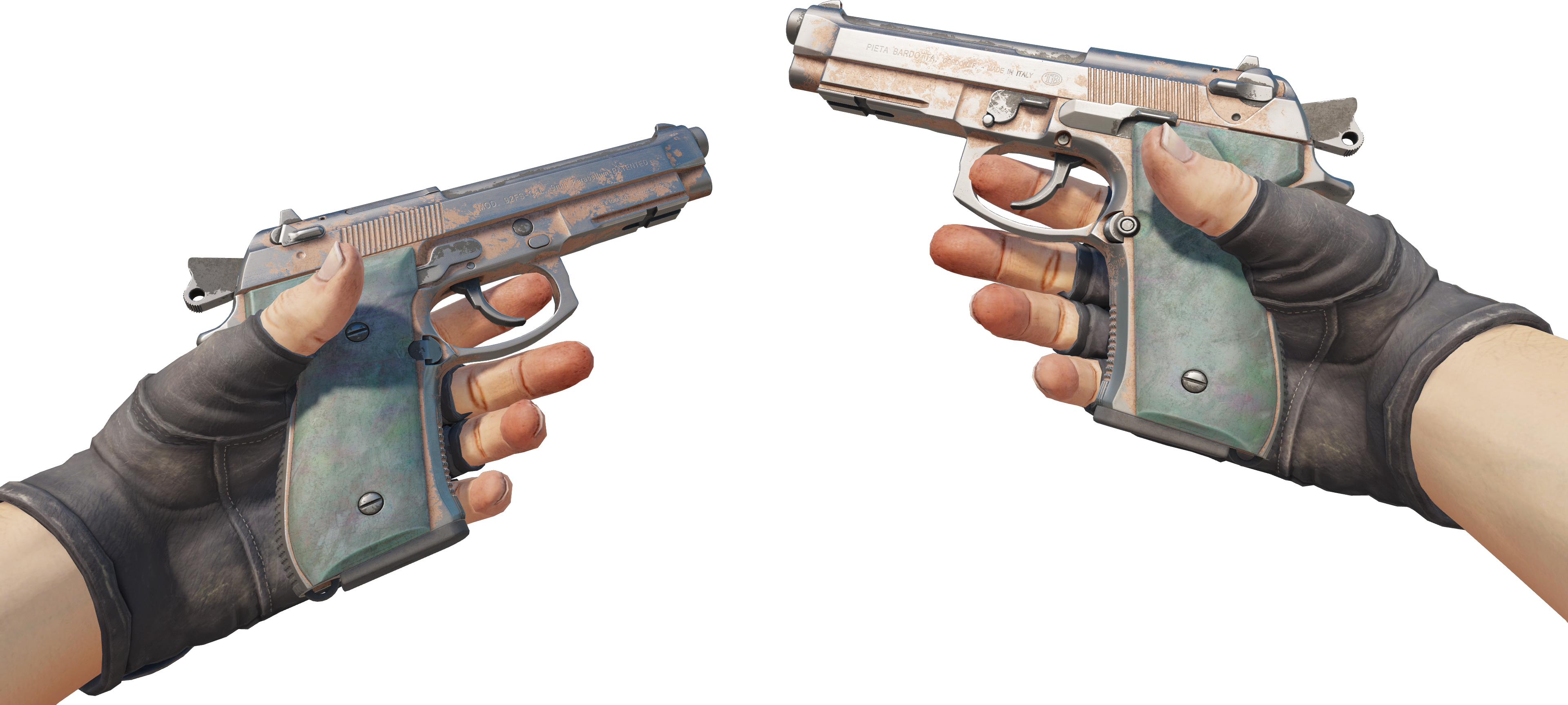 Preview image 3 of Dual Berettas | Rosé nacré (Marquée par les combats)