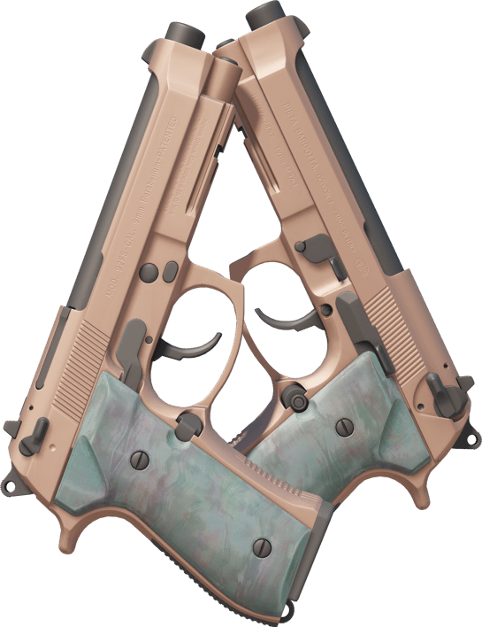 Preview image 1 of Dual Berettas | Rosenperlmutt (Fabrikneu)