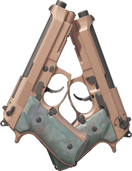 Preview image 2 of Dual Berettas | Rose Nacre (Minimal Wear)