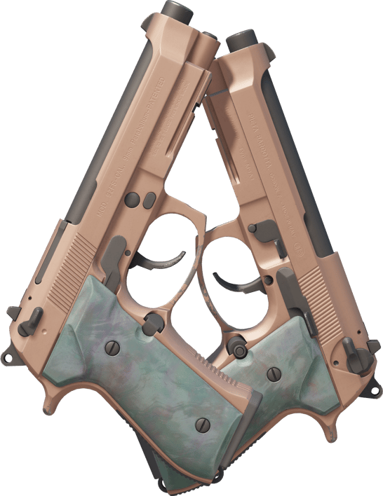 Preview image 2 of Dual Berettas | Rose Nacre (Minimal Wear)