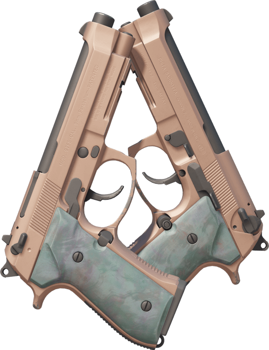 Preview image 1 of Dual Berettas | Rose Nacre (Minimal Wear)