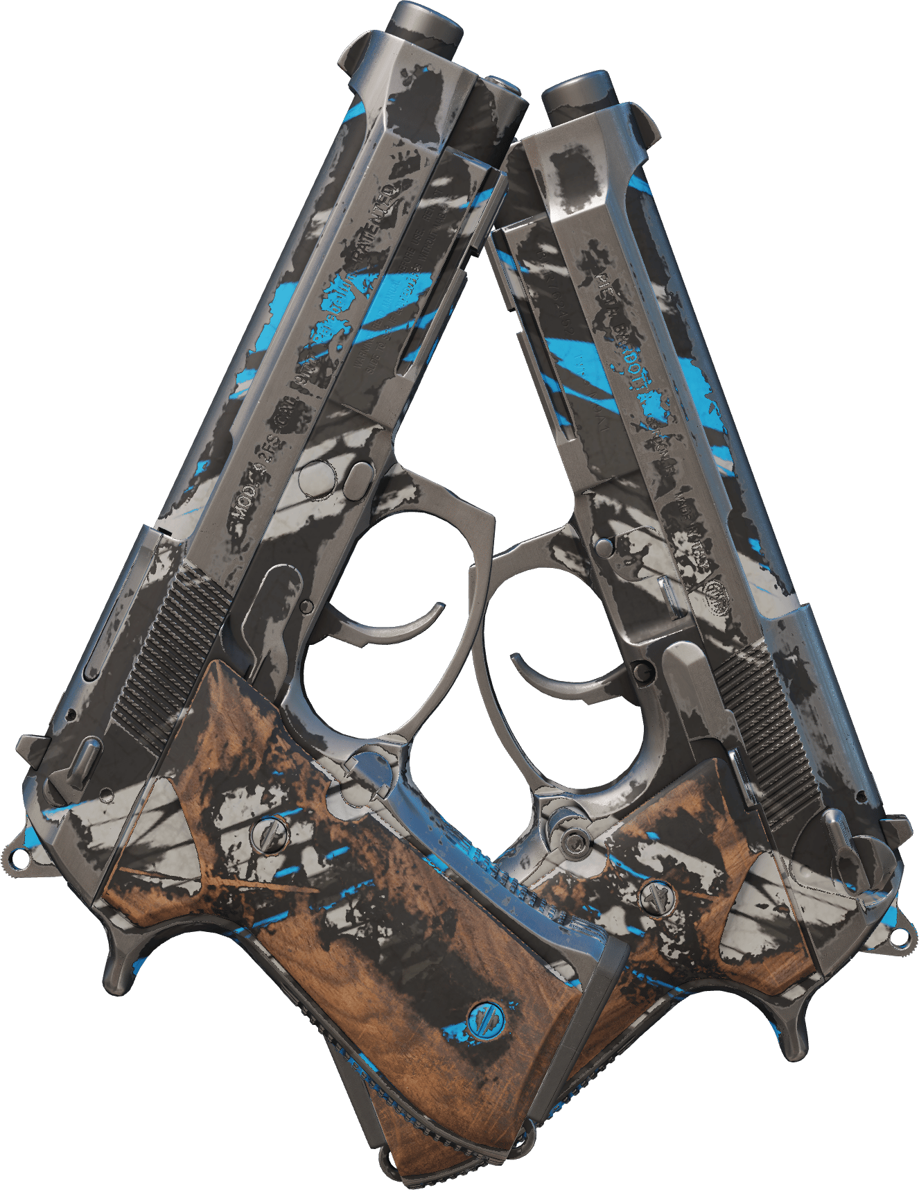 Preview image 2 of Dual Berettas | Lambeaux (Marquée par les combats)