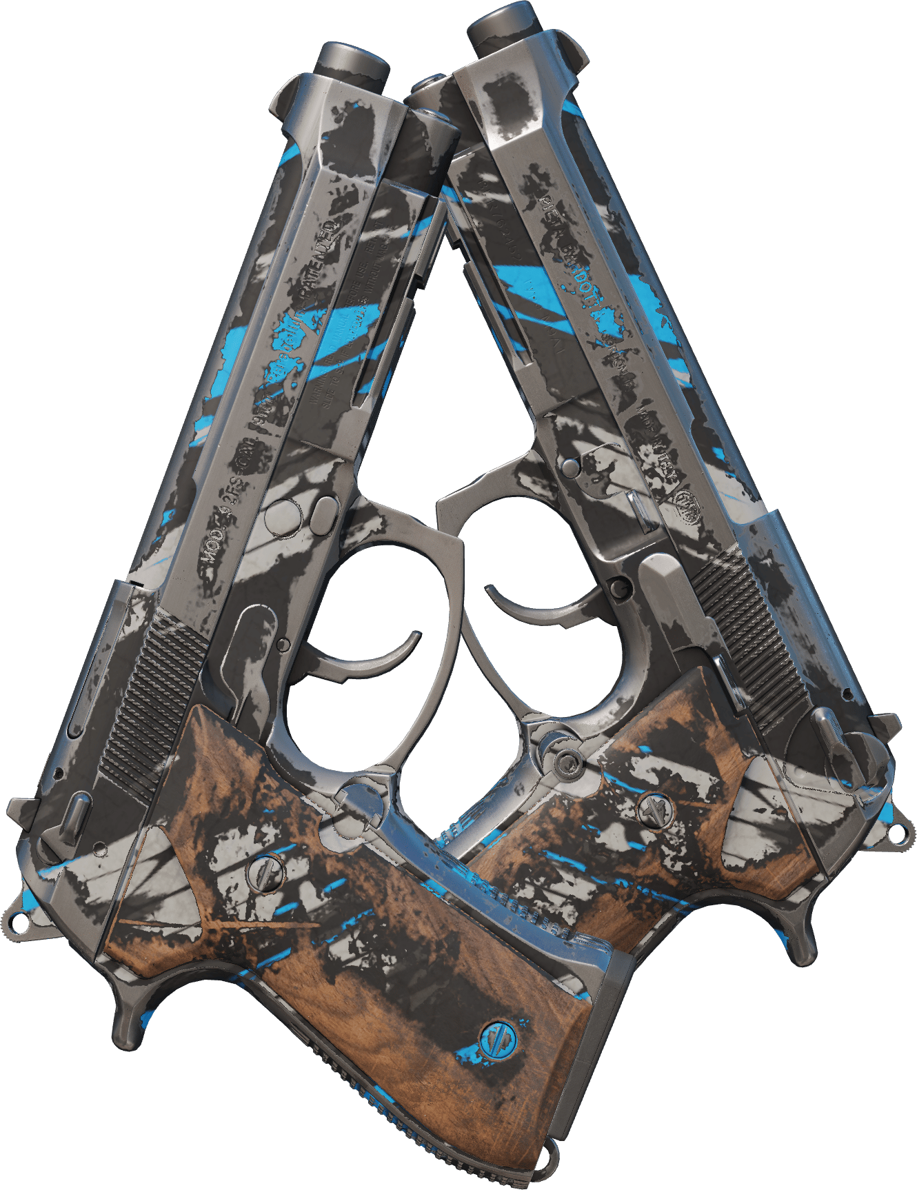 Preview image 1 of Dual Berettas | Lambeaux (Marquée par les combats)