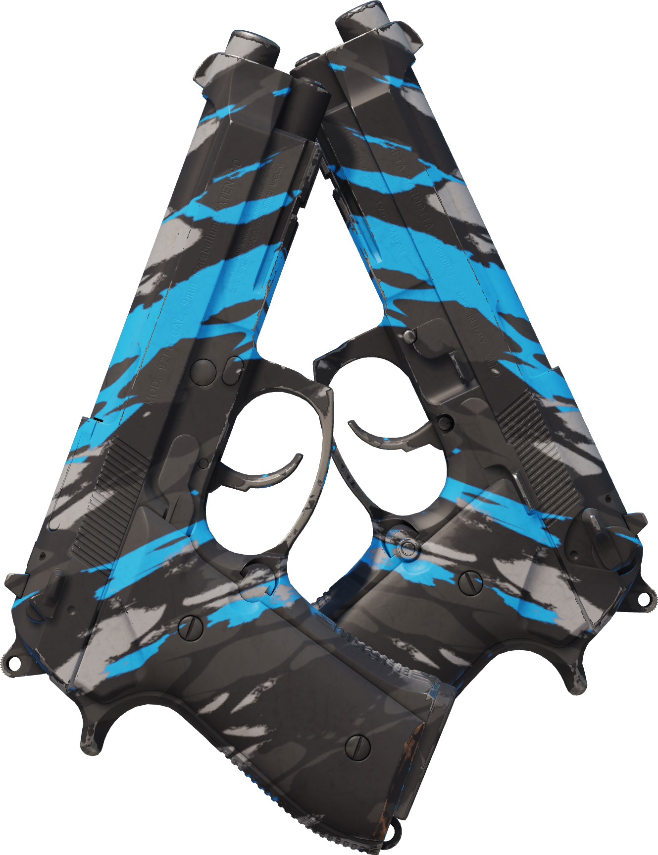 Preview image 1 of Dual Berettas | Lambeaux (Très peu usée)