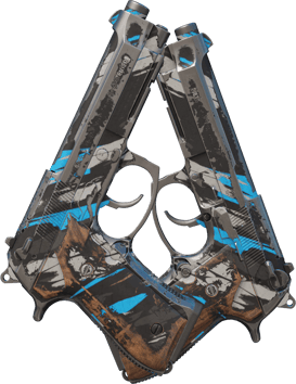 Preview image 2 of Dual Berettas | Shred (Com Muito Uso)