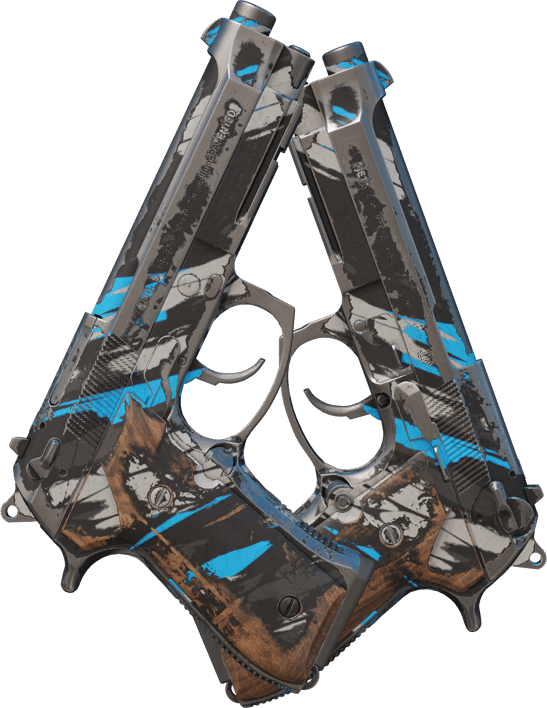 Preview image 2 of Dual Berettas | Shred (Com Muito Uso)