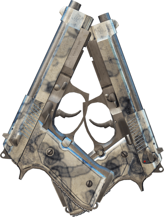 Preview image 2 of Dual Berettas | Gefleckt (Kampfspuren)