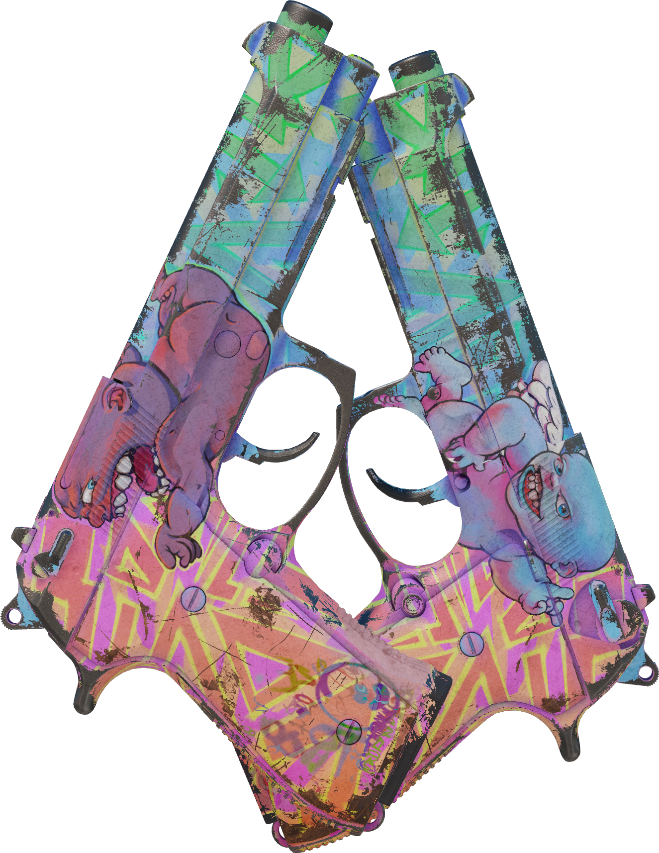 Preview image 2 of Dual Berettas | Angéliques (Marquée par les combats)