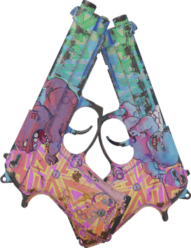 Preview image 2 of Dual Berettas | Sweet Little Angels (ถลอกปอกเปิกจากการรบ)