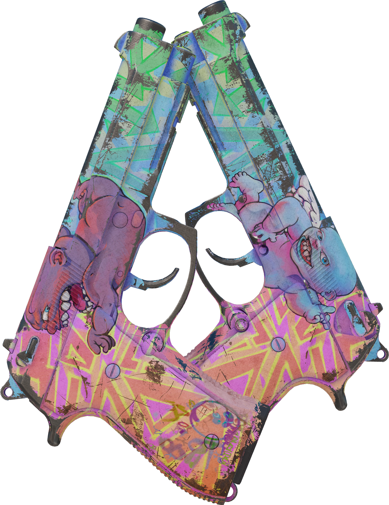 Preview image 1 of Dual Berettas | Angéliques (Marquée par les combats)