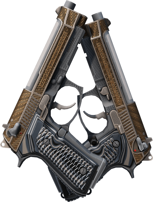 Preview image 2 of Dual Berettas | Tread (Factory New)