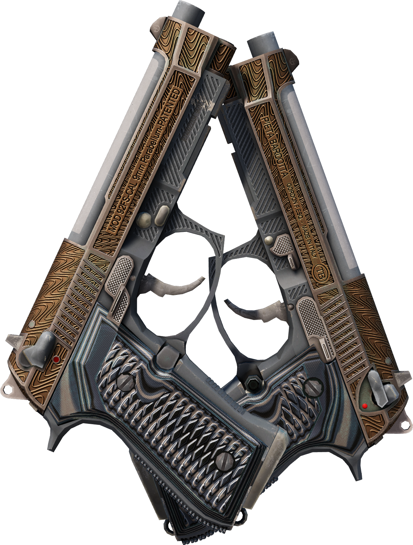 Preview image 2 of Dual Berettas | Nervures (Testée sur le terrain)