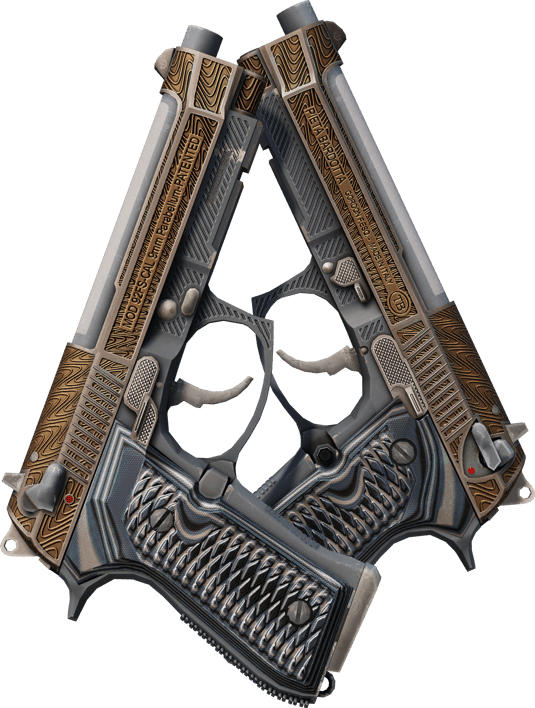 Preview image 1 of Dual Berettas | 胶面花纹 (久经沙场)