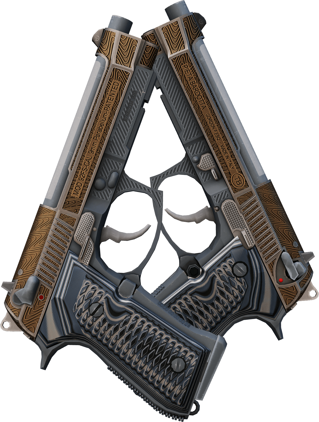 Preview image 1 of Dual Berettas | Nervures (Très peu usée)