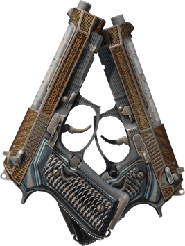 Preview image 2 of Dual Berettas | 胶面花纹 (破损不堪)