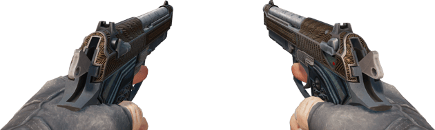 Preview image 3 of Dual Berettas | 胶面花纹 (破损不堪)