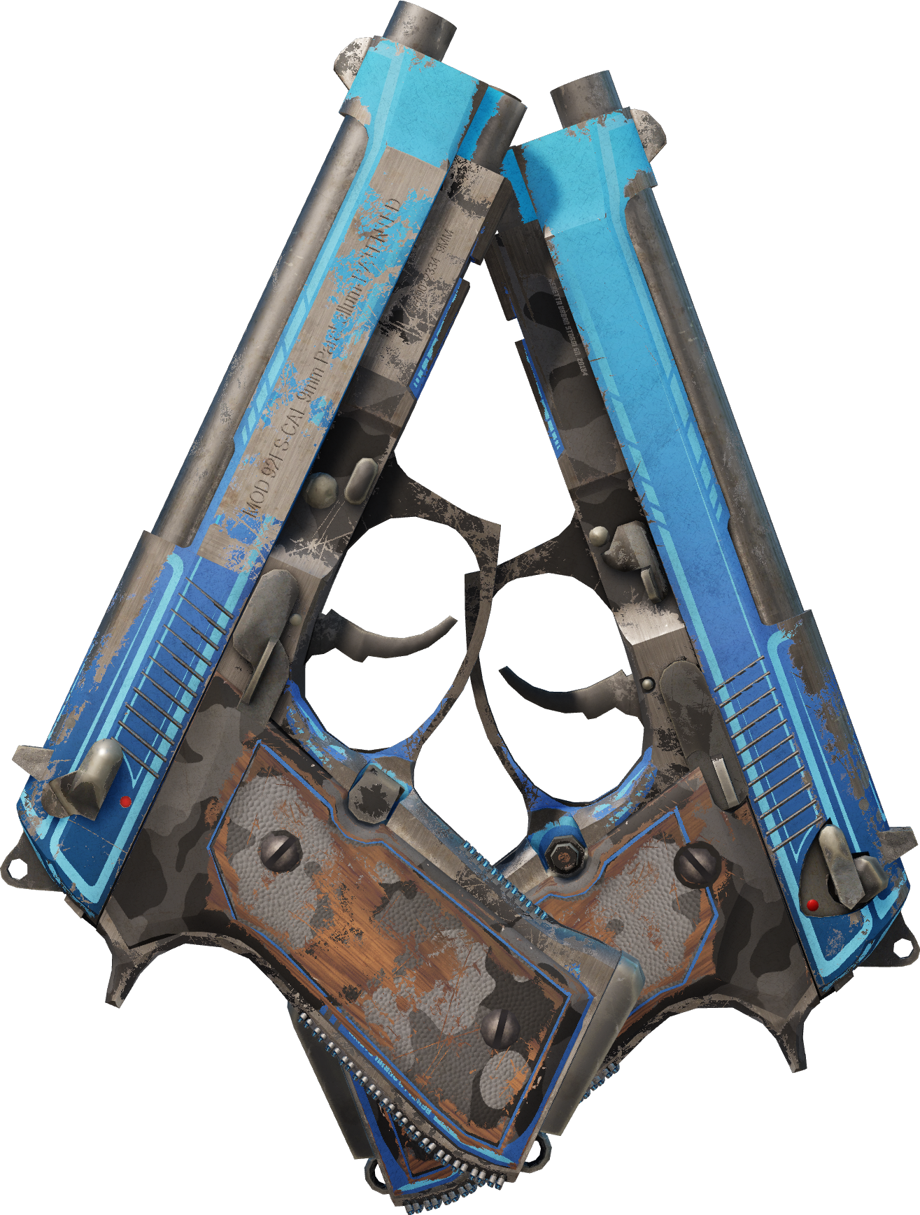 Preview image 2 of Dual Berettas | Choc urbain (Marquée par les combats)