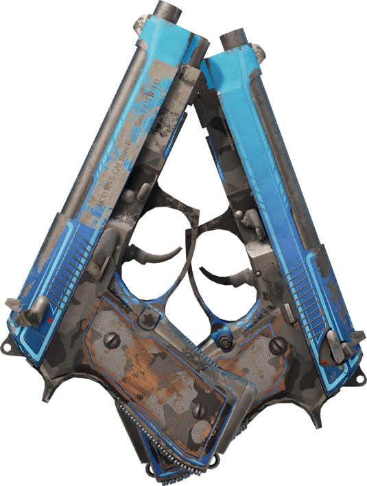 Preview image 2 of Dual Berettas | Urban Shock (戦いで傷ついた)