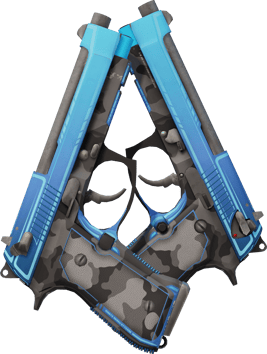 Dual Berettas | 都市衝擊 (輕微磨損)