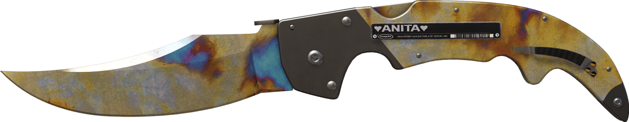 Preview image 2 of ★ Coltello Falchion | Case Hardened (Consumato)
