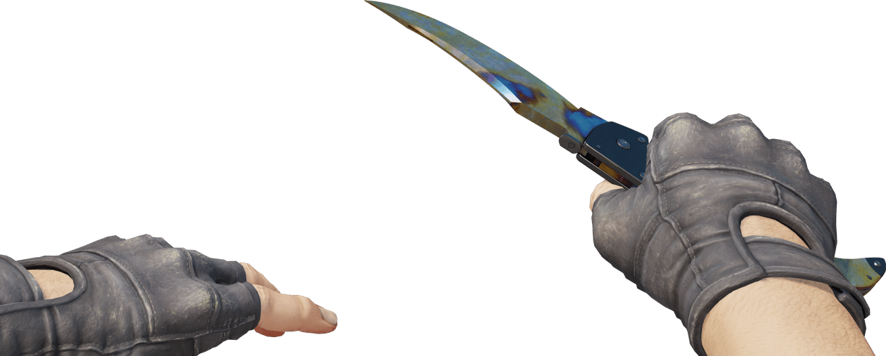 Preview image 4 of ★ Coltello Falchion | Case Hardened (Consumato)