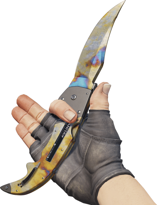 Preview image 3 of ★ Coltello Falchion | Case Hardened (Consumato)