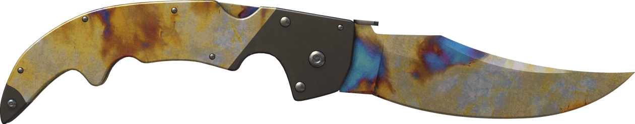 Preview image 1 of ★ Coltello Falchion | Case Hardened (Consumato)