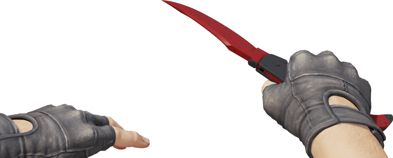 Preview image 4 of ★ Couteau fauchon | Toile pourpre (Très peu usée)