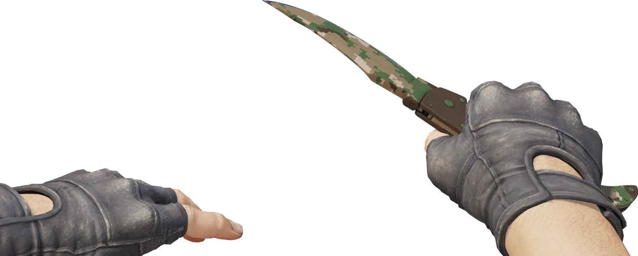 Preview image 4 of ★ Nóż falcjon | Leśny DDPAT (lekkie zużycie)