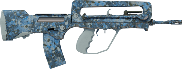 Preview image 2 of FAMAS | Cyjanowy rozprysk (prosto z fabryki)