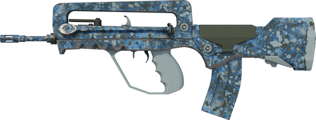FAMAS | Cyanospatter (MW - Trầy ít)