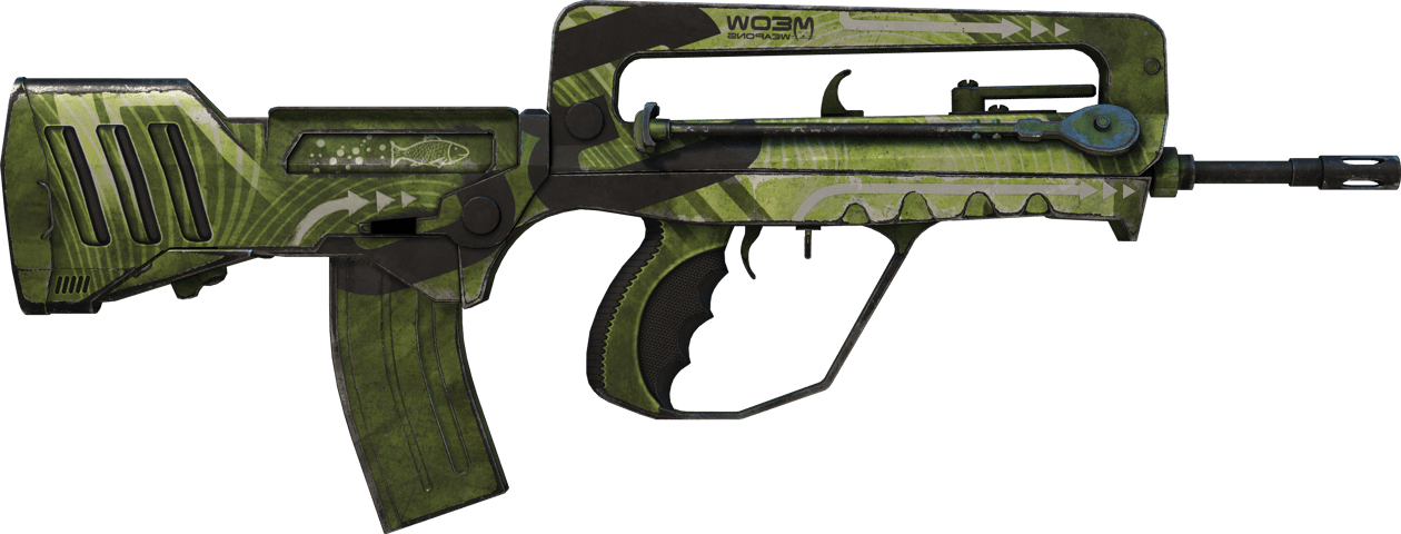 Preview image 2 of FAMAS | Meow 36 (Battle-Scarred)